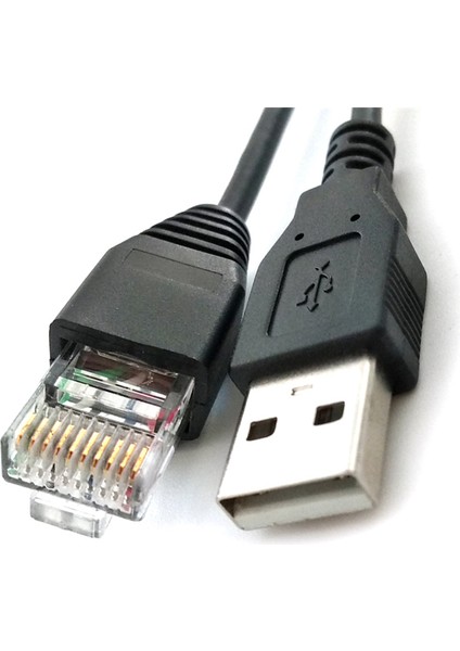 Apc Smart Ups Için Usb'den RJ50 Konsol Kablosu AP9827 940-0127B 940-127C 940-0127E, Kalıplanmış Gerilim Giderici Önyükleme Ile, 5m (Yurt Dışından)