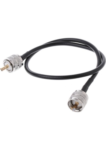 Rf Koaksiyel Kablo Uhf Erkek - Erkek Konnektör Uhf PL259 Erkek - Uhf Erkek PL259 RG58 Pigtail Kablo 50 cm (Yurt Dışından)