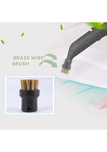 Pirinç Tel Fırça Aracı Nozulları Karcher Buharlı Temizleyiciler Için Sc1 Sc2 CTK10 Sc3 Sc4 Sc5 Sc7 Yedek Aksesuarlar (Yurt Dışından)