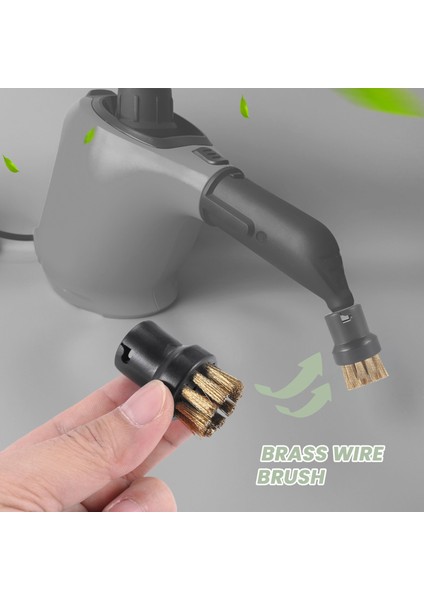 Pirinç Tel Fırça Aracı Nozulları Karcher Buharlı Temizleyiciler Için Sc1 Sc2 CTK10 Sc3 Sc4 Sc5 Sc7 Yedek Aksesuarlar (Yurt Dışından) modelleri