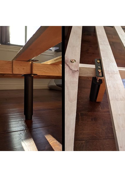 4 Adet Karyola Ayakları, Karyola Çerçevesi Için Ayarlanabilir Yükseklik Merkezi Destek Ayağı, Yatak Merkezi Çıta Ağır Destek Ayağı (4.7-8.67INCH) (Yurt Dışından)