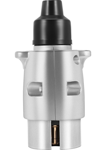 7-Pin Römork Fişi Ağır Hizmet Tipi Yuvarlak Pim 7 Kutuplu Kablo Konnektörü 12V Çekme Çubuğu Çekme Karavan Kamyon Fişi N Tipi Römork Ucu (Yurt Dışından)