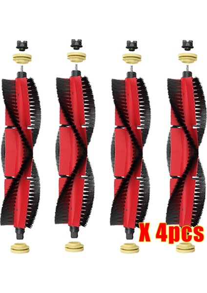 4 Adet Xiaomi Roborock Süpürgesi T6 T65 T4 Değiştirilebilir Aksesuarlar Ana Fırça Için Uygun (Yurt Dışından)