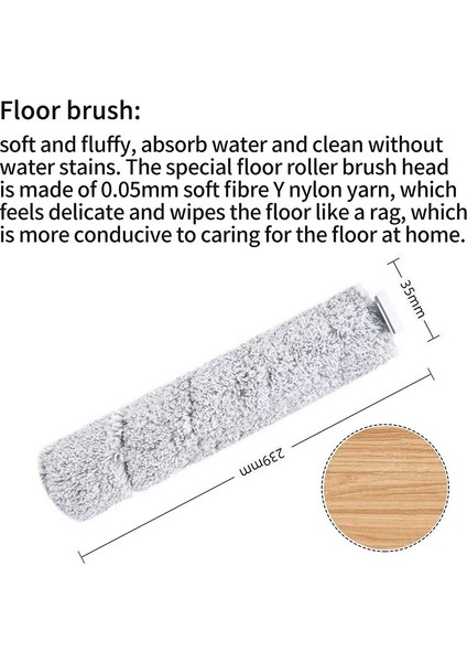 Bissell Crosswave Cordless Max 2554A,2590,2593 ve 2596 Hepsi Bir Arada Islak-Kuru Elektrikli Süpürge Için Fırça Rulo Filtre Seti (Yurt Dışından)