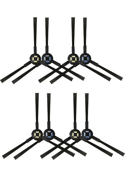 Ilife A7/A9S/X785/X750/X800 Robotlu Süpürge Parçaları Için 4 Çift Yan Fırçalar Yıkanabilir Temizleme Fırçaları (Yurt Dışından)