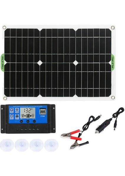 Karavan Tekne Rv Için 50A Denetleyicili 180W Güneş Paneli Kiti 12V Pil Şarj Cihazı (Yurt Dışından)