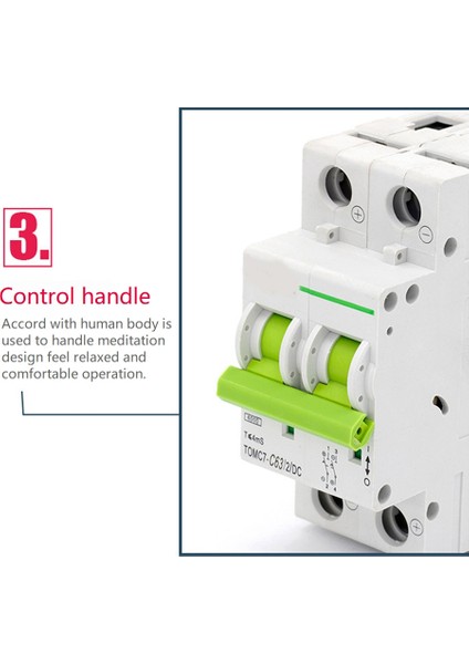 DC550V Güneş Pv Devre Kesici 2 P 63A Pv Sistemi Için Mini Devre Kesici Kısa Devre Koruyucu (Yurt Dışından) fırsatları