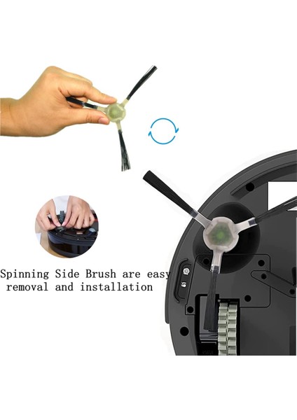 Yedek Hepa Filtre Yan Fırça Aksesuarları Okp Life K2 K3 K4 Lefant M210 M210S M210B M213 Robotlu Süpürge (Yurt Dışından) fırsatları