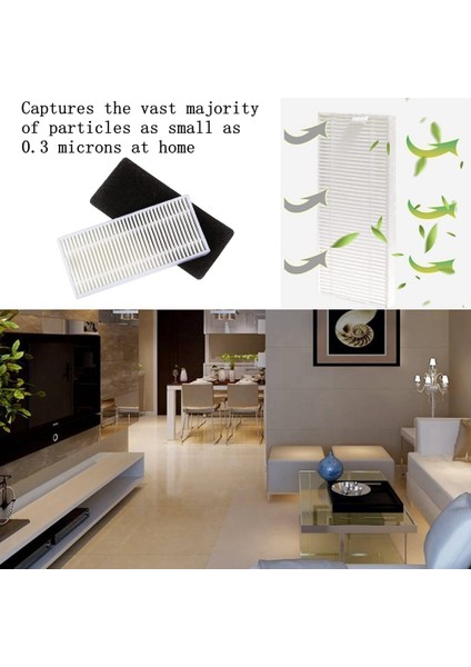 Yedek Hepa Filtre Yan Fırça Aksesuarları Okp Life K2 K3 K4 Lefant M210 M210S M210B M213 Robotlu Süpürge (Yurt Dışından) indirimleri