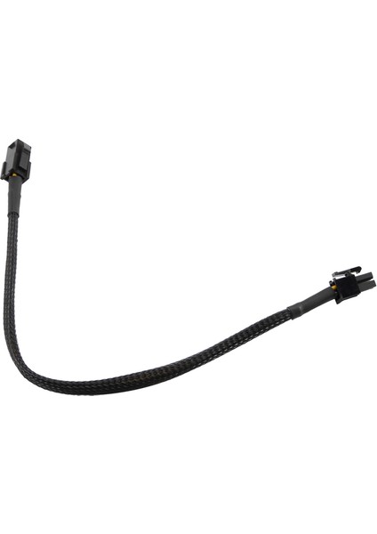 Kollu Atx 4 Pin P4 Erkek - Atx P4 Dişi Cpu Güç Uzatma Kablosu Siyah (Yurt Dışından)