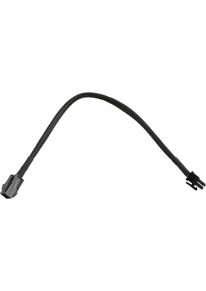 Kollu Atx 4 Pin P4 Erkek - Atx P4 Dişi Cpu Güç Uzatma Kablosu Siyah (Yurt Dışından)