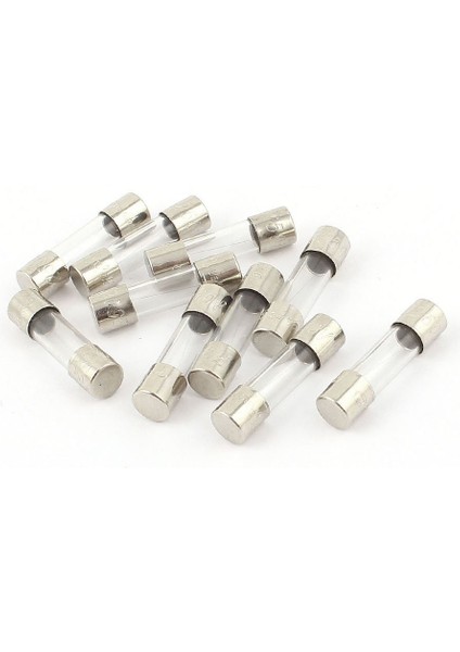 10 Adet 250 V 250 Ma 0,25 A Hızlı Sigorta 5 x 20 mm Cam Tüp (Yurt Dışından)