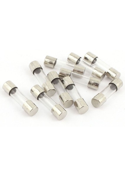 10 Adet 250 V 250 Ma 0,25 A Hızlı Sigorta 5 x 20 mm Cam Tüp (Yurt Dışından)