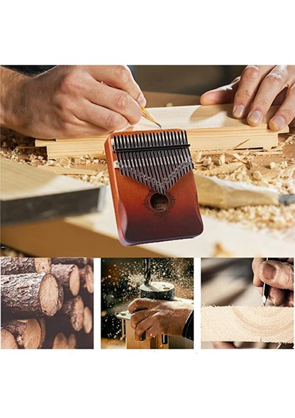Kalimba Başparmak Piyano 21 Tuşlar, Taşınabilir Kalimba Başparmak Piyano, Yetişkinler, Çocuklar ve Yeni Başlayanlar Için Başparmak Piyano (Yurt Dışından)
