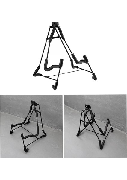 Taşınabilir Katlanır Tripod Gitar Standı Yaylı Çalgılar Tutucu Akustik Elektronik Gitar Ukulele Keman Çello (Yurt Dışından)