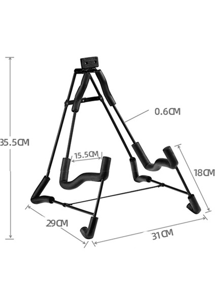 Taşınabilir Katlanır Tripod Gitar Standı Yaylı Çalgılar Tutucu Akustik Elektronik Gitar Ukulele Keman Çello (Yurt Dışından)