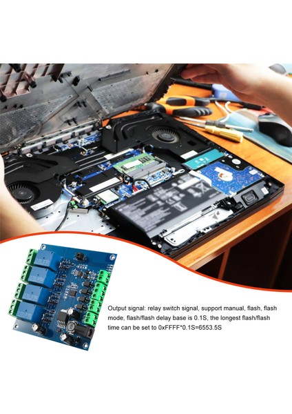 Modbus Rtu 4 Yollu Röle Modülü 7-24V Röle Modülü Anahtarı RS485/TTL Giriş ve Çıkış, Anti Ters Koruma ile (Yurt Dışından)