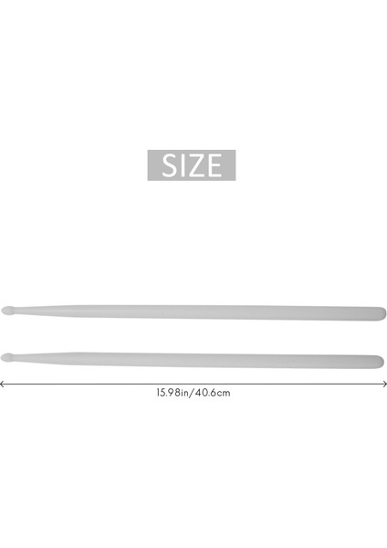 Çift 5A Aydınlık Davul Sopa Bateri Seti Floresan Bagetler Caz Drumsticks Sahne Karanlıkta Glow Davul Aksesuarları Yeşil (Yurt Dışından)