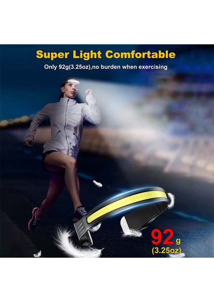 Paket LED Kafa Lambası ve Boyun Lambası Şarj Edilebilir, Süper Parlak 260° Geniş Işın Kamp Yürüyüş Okuma Için Su Geçirmez Işık (Yurt Dışından)