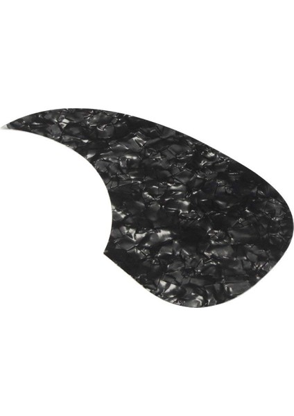 1 Adet Akustik Gitar Pickguard Kendinden Yapışkanlı Seçim Koruma Plakası Virgül Şekli Klasik Akustik Gitar Parçası, Siyah Inci (Yurt Dışından)