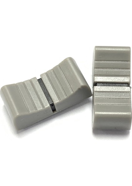 20 Adet 24MM x 11MM x 10MM Konsol Mikser Slider Fader Topuzlar Için Yedek Potansiyometre Gri Topuzu Siyah Mark (Yurt Dışından)
