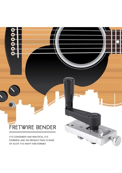 Gitar Luthier Aracı Alaşım Fret Bender Luthier Aracı 13.8x5 cm Gitar Bas Fret Tel Bükme (Yurt Dışından)