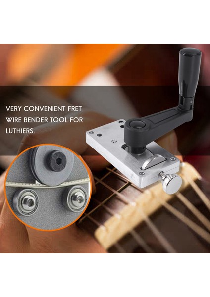 Gitar Luthier Aracı Alaşım Fret Bender Luthier Aracı 13.8x5 cm Gitar Bas Fret Tel Bükme (Yurt Dışından)