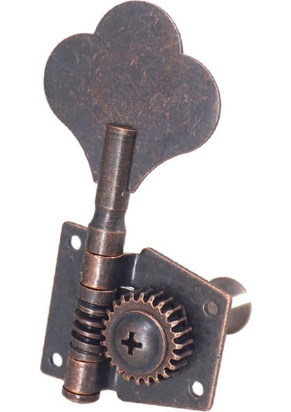 Gitar Vintage Açık Bas Gitar Tuning Anahtar Kazıklar Makine Kafaları Tuner 4r 4 Strings Bas Kırmızı Bronz (Yurt Dışından)