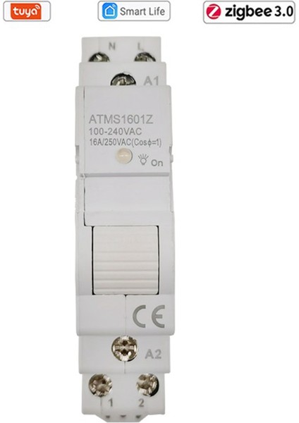 Tuya Akıllı Yaşam Zigbee Devre Kesici Din Ray 1 P Tek Kutuplu Kuru Kontak Zamanlayıcı Röle Uygulaması Uzaktan Kumanda Akıllı Zamanlayıcı (Yurt Dışından)