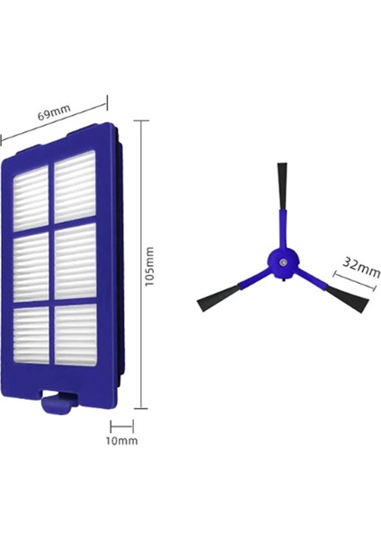 11 Adet Eufy Robovac X8 Hibrid Robotlu Süpürge Yedek Yedek Parça Yan Fırça Hepa Filtre Aksesuarları (Yurt Dışından) indirimleri