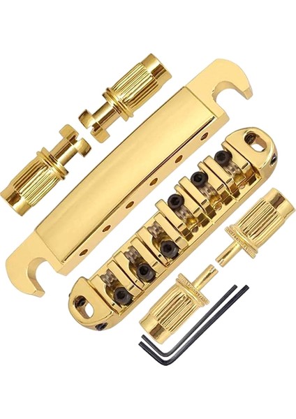 Silindir Eyer Köprüsü Abr-1 Tune-O-Matic Köprü Gitar Için Kuyruk Parçası Köprüsü (Yurt Dışından)