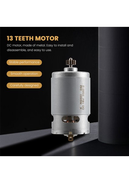 13 Diş Motor 18 V Bosch Gsr 18-2-Lı Gsb 18-2-Lı Psb 1800 Lı-2 Tornavida Için Değiştirin (Yurt Dışından)
