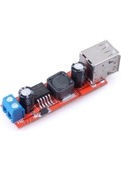 Çift USB 9V/12V/24V/36V - 5V Dönüştürücü Dc-Dc 3A Kademeli Güç Modülü (Yurt Dışından)