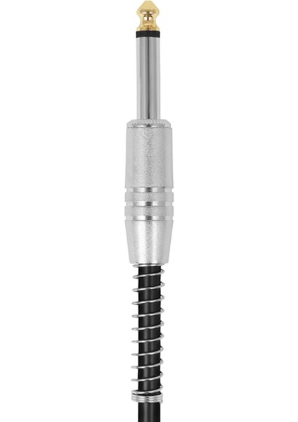 6.35MM Gitar Kablosu 5 Metre Halk Elektrik Kutusu Gitar Bas Örgülü Gürültü Azaltma Kablosu Ses Kablosu (Yurt Dışından)