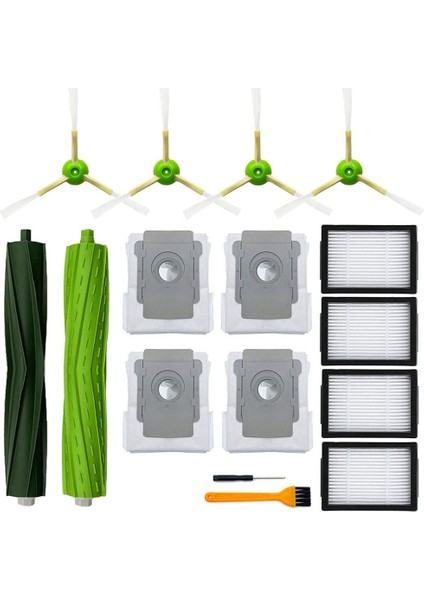 Yedek Parçalar Ana Fırça Yan Fırça Hepa Filtre Irobot Roomba I7 E5 E6 E7 Elektrikli Süpürge Aksesuarları Için Uyumlu (Yurt Dışından)