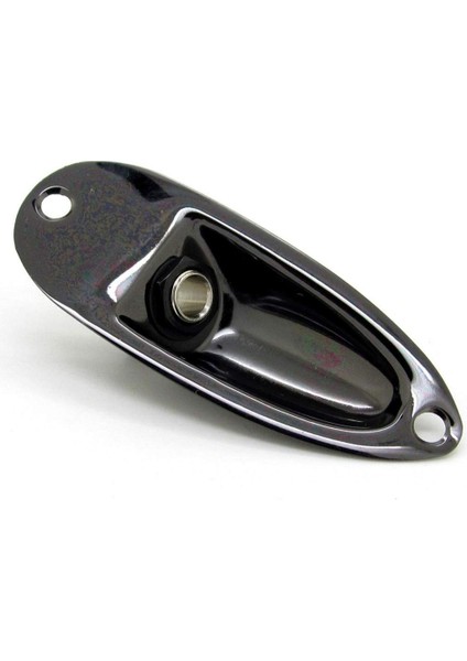 Siyah Tekne Tarzı 1/4 Inç Gitar Pikap Çıkış Giriş Jakı Priz Fd Strat Gitar (Yurt Dışından)
