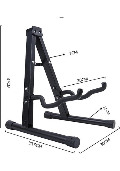 Gitar Standı, Evrensel Gitar Çerçeve Tutucu, Akustik Gitar Elektro Gitar Bas Için Katlanabilir A-Frame Gitar Zemin Standı (Yurt Dışından)