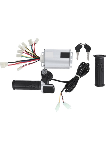 Elektrikli Bisiklet Denetleyicisi Elektrikli Scooter 36V 1000W Fırça Denetleyicisi, Elektrikli Miniscooter Için Gaz Kelebeği Seti (Yurt Dışından) fırsatları