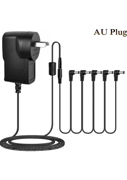 Gitar Pedalı Güç Adaptörü Papatya Zinciri Kablosu 1 Ila 5 Yollu Gitar Efekt Pedalı Aksesuarı 9 V 850MA Adaptör Dönüştürücü, Au Tak (Yurt Dışından)