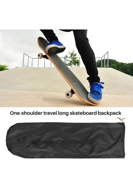 120CM Uzun Kaykay Çantası Oxford Kumaş Kaykay Çantası 46 Inç Kaykay Taşıma Çantası Omuz Seyahat Longboard Sırt Çantası Dört Tekerlekli Kaykay Çantası (Yurt Dışından) fiyatları