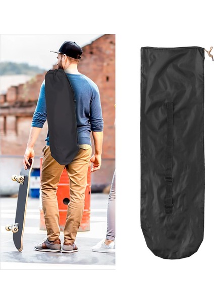 120CM Uzun Kaykay Çantası Oxford Kumaş Kaykay Çantası 46 Inç Kaykay Taşıma Çantası Omuz Seyahat Longboard Sırt Çantası Dört Tekerlekli Kaykay Çantası (Yurt Dışından) modelleri