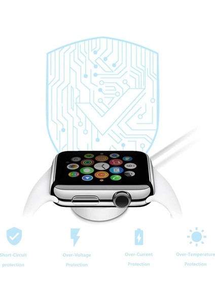 Iwatch Şarj Kablosu Için Apple Watch Serisi ile Hızlı Uyumlu Se 7 6 5 4 3 2 1(3.3ft/1m) (Yurt Dışından)