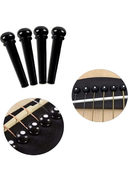 Akustik Gitar Köprü Pimi Köprü Pimi Sökücü Kuyruk Tırnak Beyaz Siyah Tırnak Seti (Yurt Dışından) fırsatları