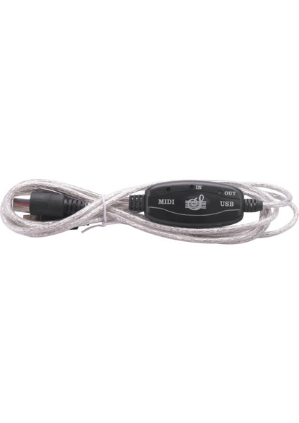 Mıdı - USB Kablosu Dönüştürücü Konektörü Pc - Ev Müzik Stüdyosu Için Synthesizer Müzik Klavye Adaptörü (Yurt Dışından)