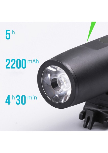 Yükseltme Sistemi Süper Parlak 300 Lümen LED Bisiklet Işıkları Ön ve Arka, Güçlü USB Şarj Edilebilir Bisiklet Far (Yurt Dışından)