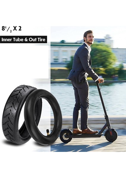 8.5 Inç Elektrikli Scooter Lastiği ve Iç Lastikler, Xiaomi M365/PRO/GOTRAX/1S Için 50/75-6.1, 8 1/2x2 Elektrikli Scooter Lastikleri (Yurt Dışından)