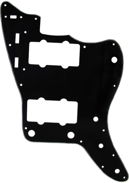 Usa Vintage 60S Jazzmaster ve Sq Classic Vibe Için 13 Delikli Gitar Pickguard, 4ply Siyah (Yurt Dışından)