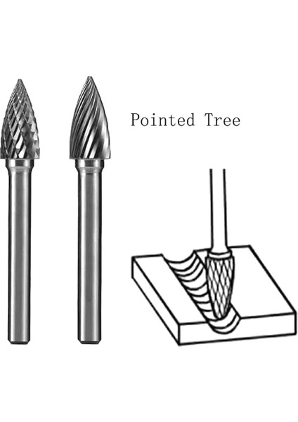 2 Adet G Tipi 10MM Kesme Çapı Alüminyum Kesme Tungsten Karbür Çapak Dosyası 1/4 Shank ile Döner Alet Veya Kalıp Öğütücü Için (Yurt Dışından)