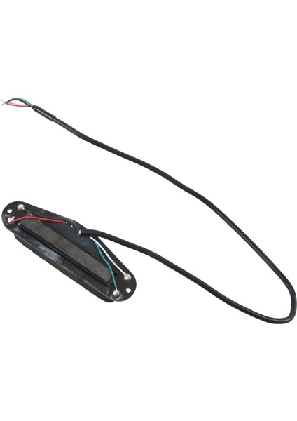 Stratocaster St Tele Strat Squier Elektro Gitar Için Çift Sıcak Raylı Blaster Humbucker Manyetikler, Siyah Raylı Gümüş Gövde (Yurt Dışından)