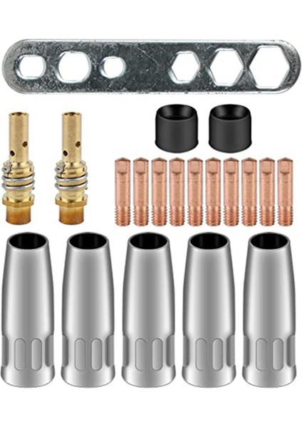20 Parça Kaynak Aksesuarları Aşınma Parçaları Seti - Makine Aksesuarı Yeni Başlayanlar Veya Profesyonel Kaynakçılar Için Çok Uygundur (Yurt Dışından) fiyatları
